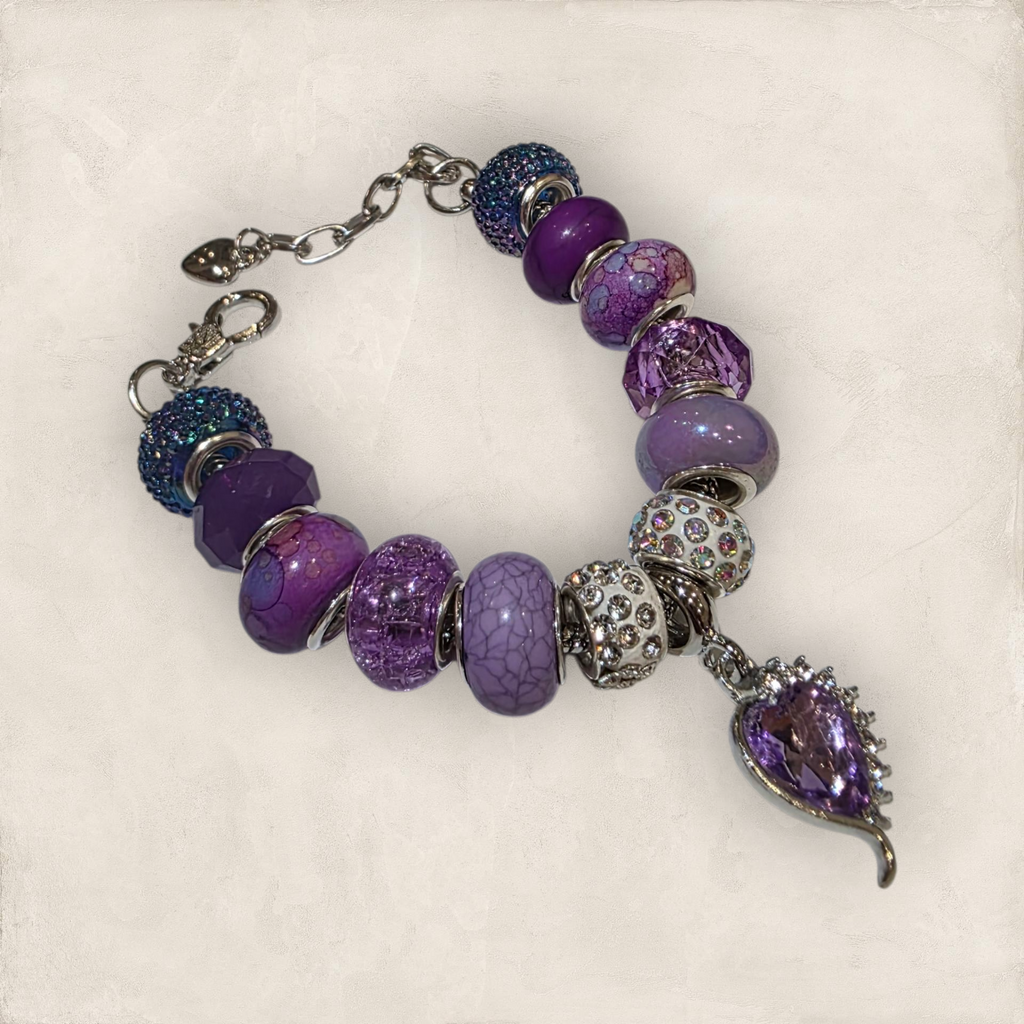 Purple Heart Bracelet