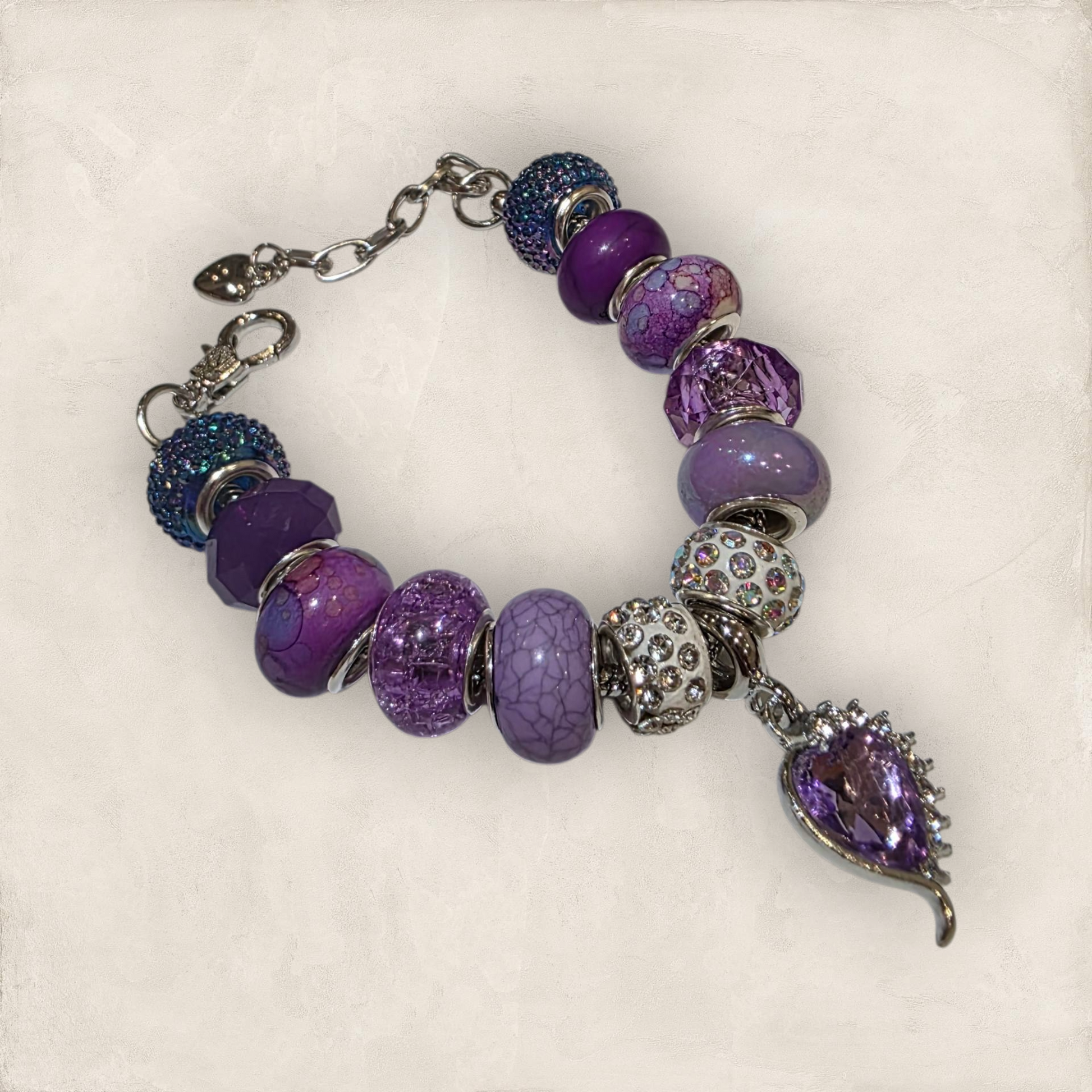Purple Heart Bracelet