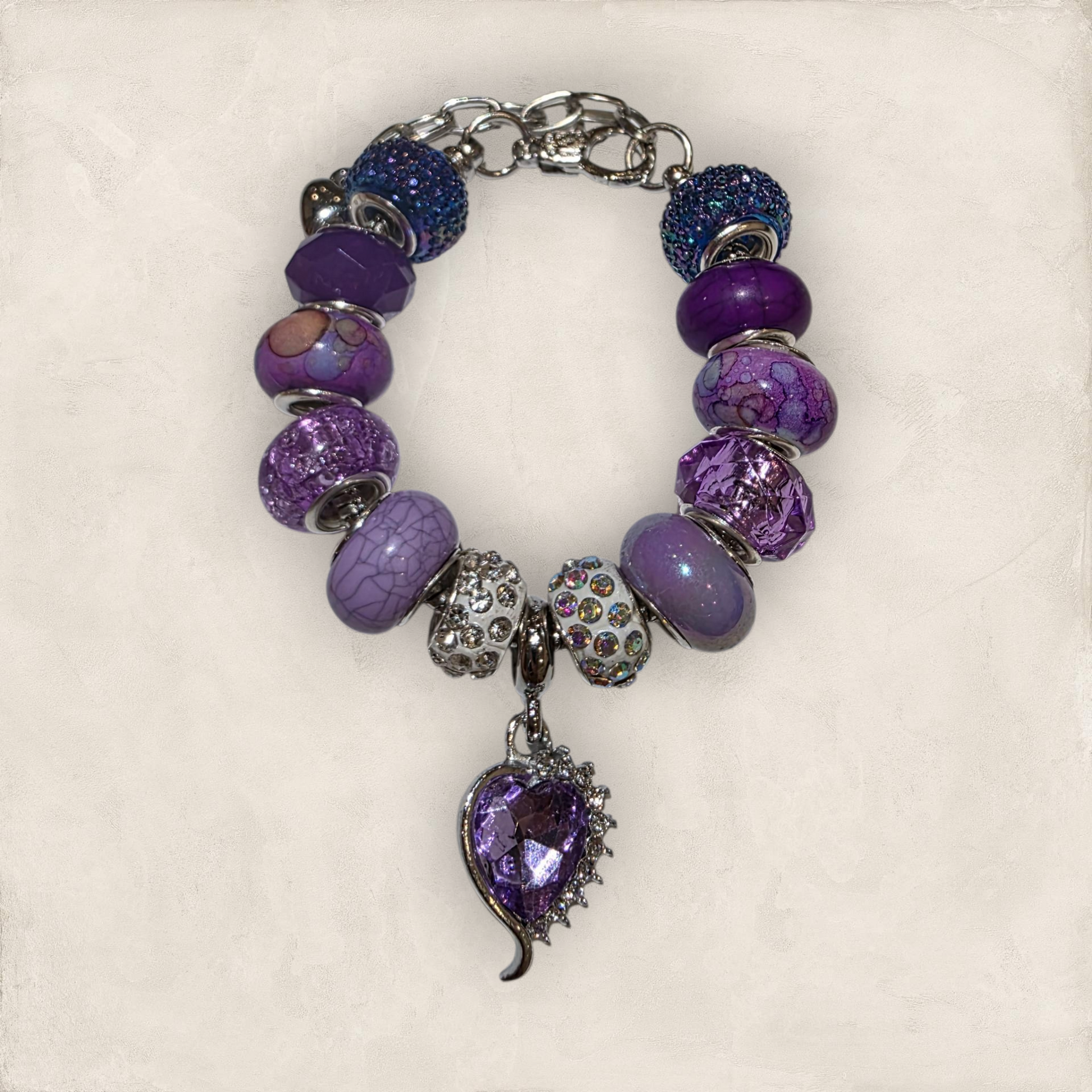 Purple Heart Bracelet
