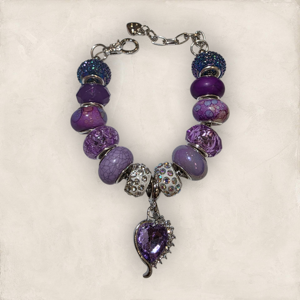 Purple Heart Bracelet