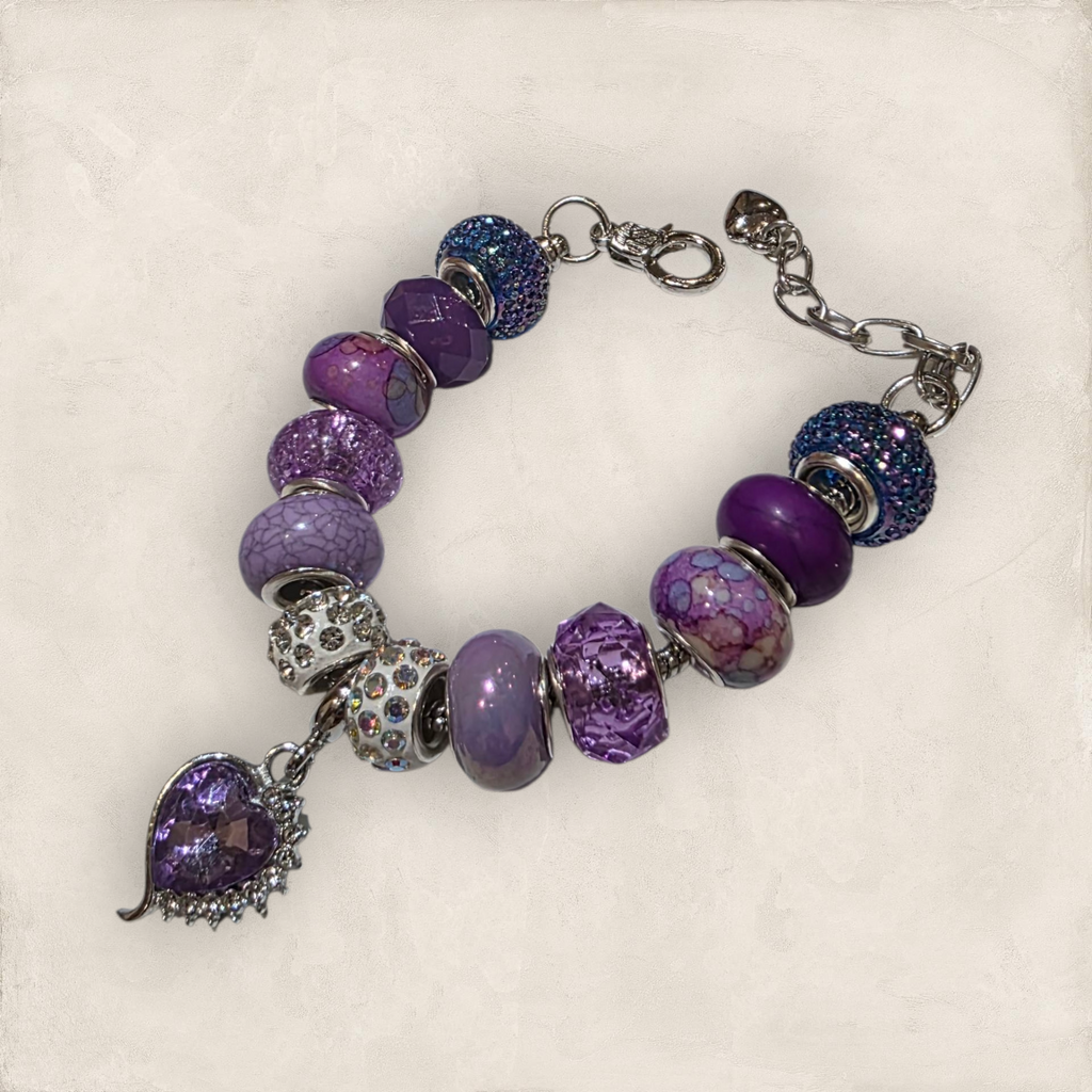 Purple Heart Bracelet