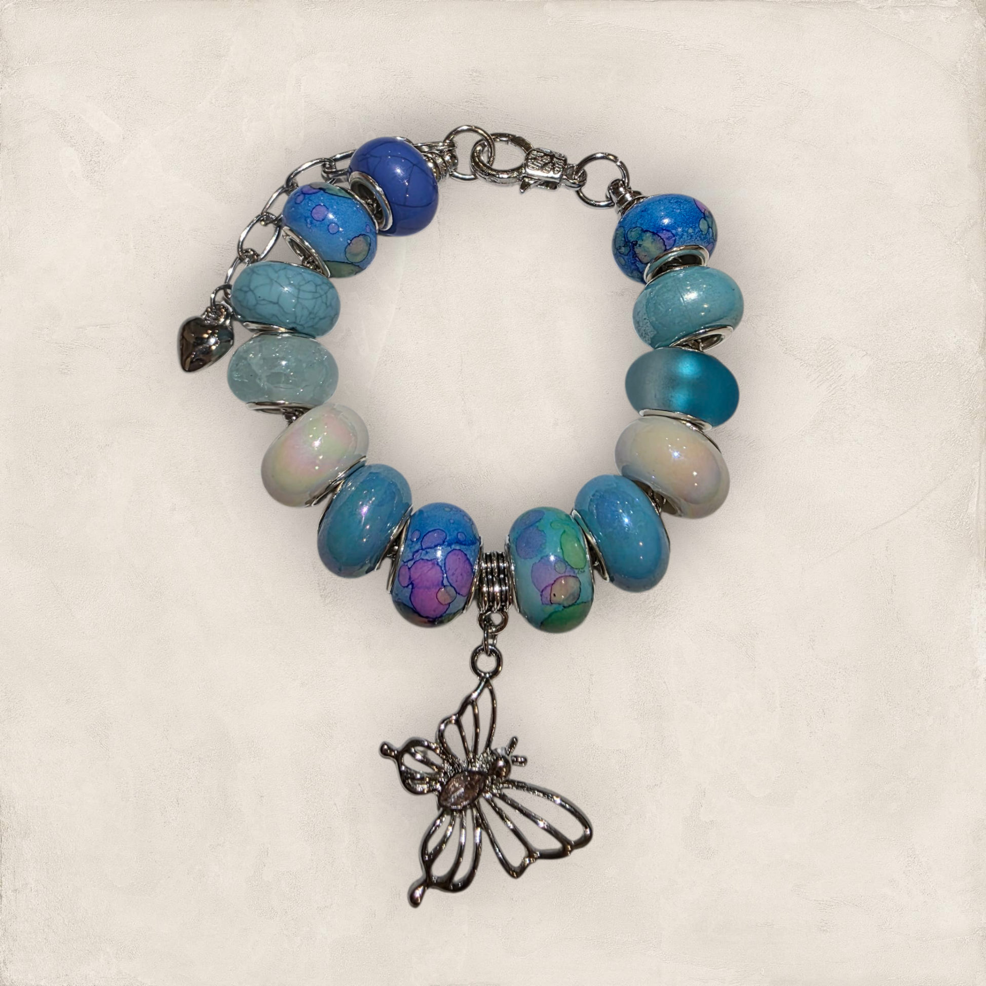 Butterfly Blue Bracelet Large